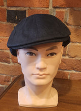 Load image into Gallery viewer, 100% Linen Cap, Made in Italy, BLACK
