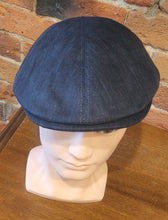 Load image into Gallery viewer, 100% Linen Cap, Made in Italy, BLACK
