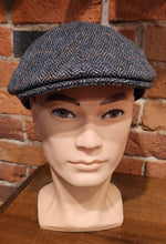 Load image into Gallery viewer, Italian Made Wool/Cashmere Cap, HERRINGBONE
