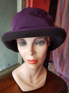 Lillie & Cohoe Stormy Rain Hat, PURPLE