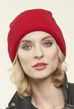 Load image into Gallery viewer, 100% Merino Wool Toque, RED
